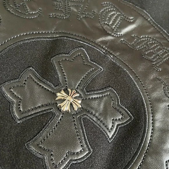 Chrome Hearts Classic Cross Metallic Black Jacket - Picture 10 of 12